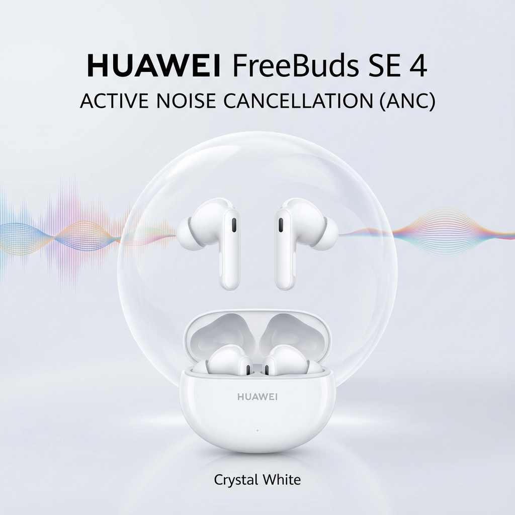 هواوي فريبادز SE 4 مزودة بإلغاء الضوضاء النشط (ANC) 