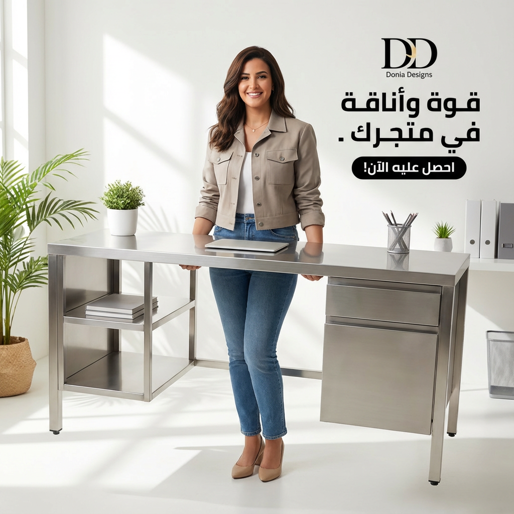 لدنيو حامل مكتب معدني