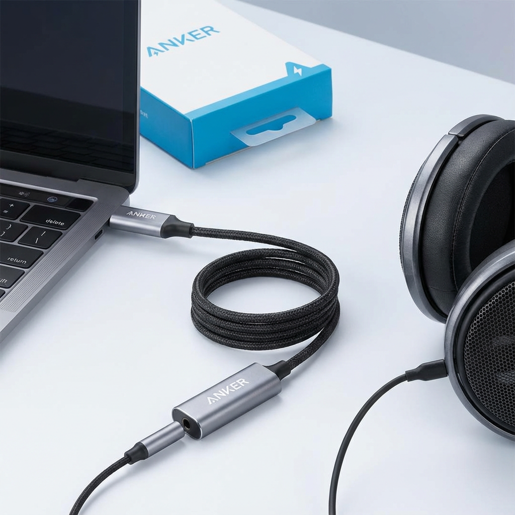 انكر محول USB-C إلى صوت
