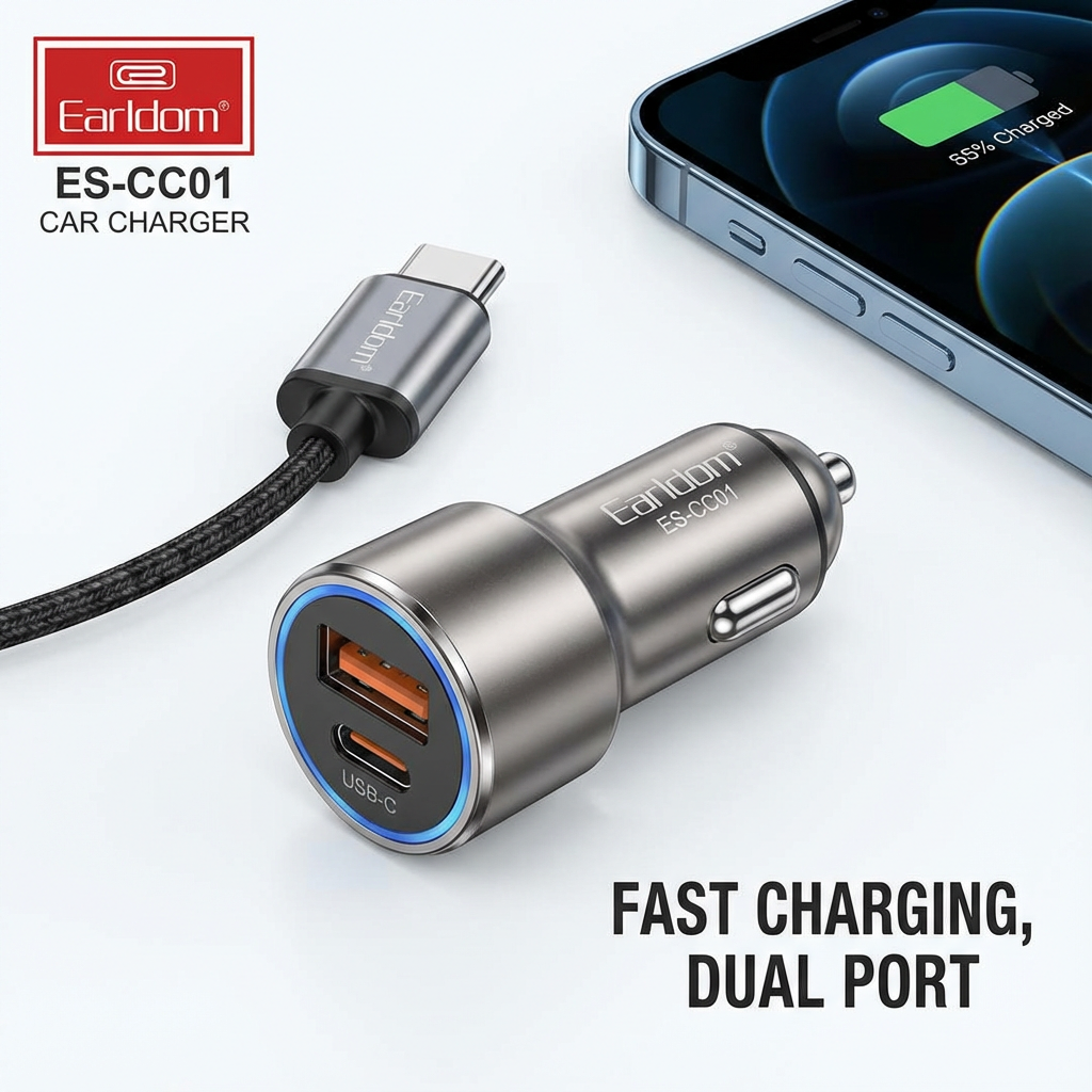 ايرلدوم شاحن سيارة ES-CC01