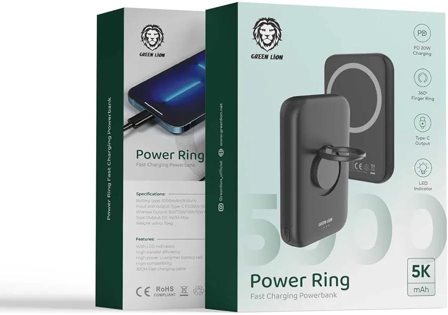 جرين لايون باور بانك 20000