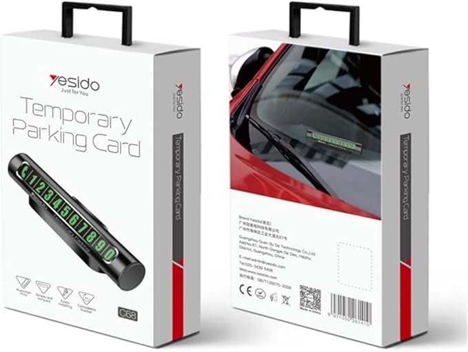 Yesido Temporary Parking Card C88